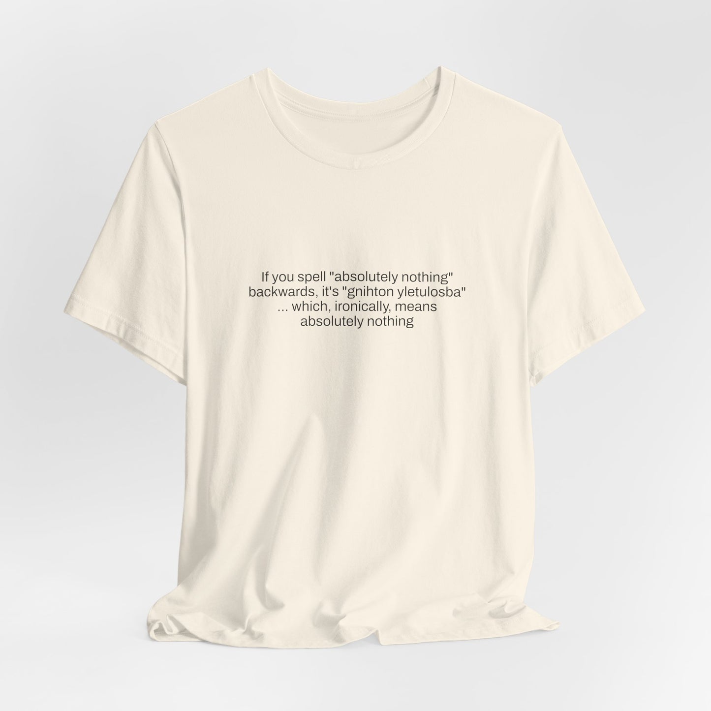 "Absolutely nothing"