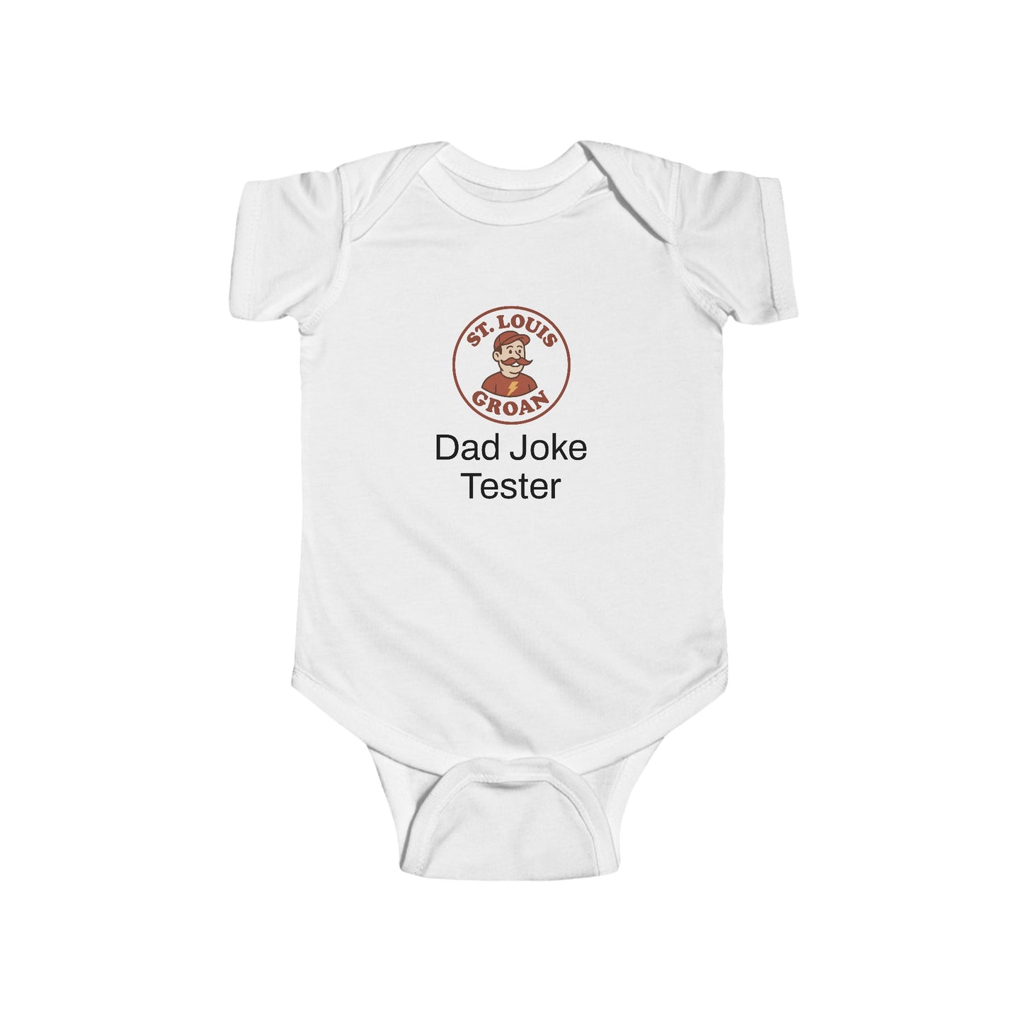Infant Bodysuit "Dad Joke Tester" – Funny Baby Onesie, Newborn Gift for New Dads, Father's Day